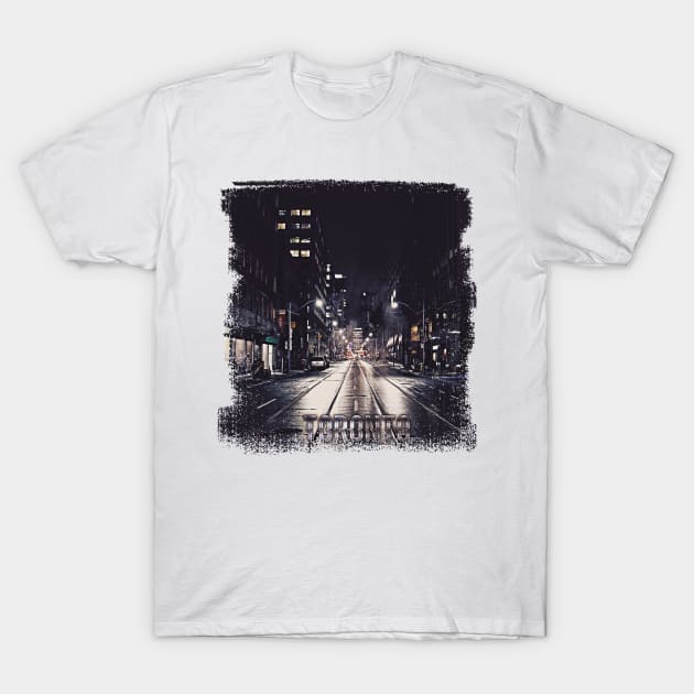 Toronto by Night T-Shirt by PGP